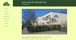 Desktop Screenshot of gruenes-haus-hellersdorf.de